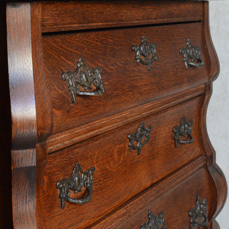 ベルギークラシック オーク 3段チェスト 04