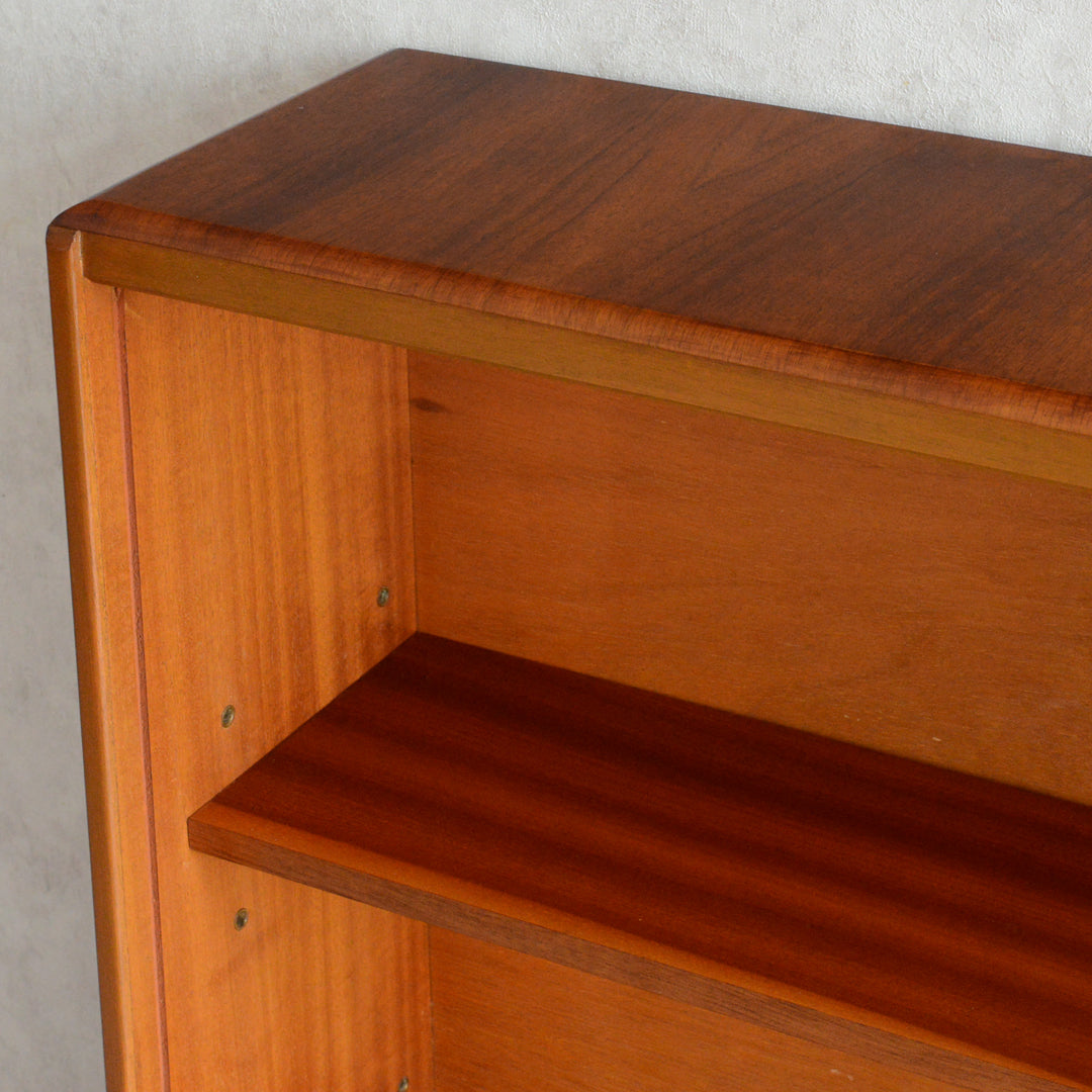 ミッドセンチュリー ヴィンテージ　ガラスキャビネット 96(天板剥離再塗装済）