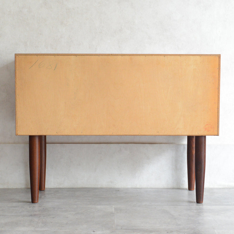 デンマーク ヴィンテージ チーク２段チェスト 6-42