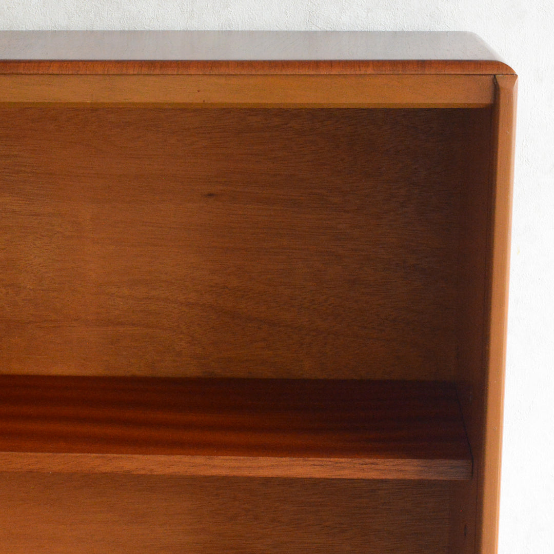 ミッドセンチュリー ヴィンテージ　ガラスキャビネット 96(天板剥離再塗装済）