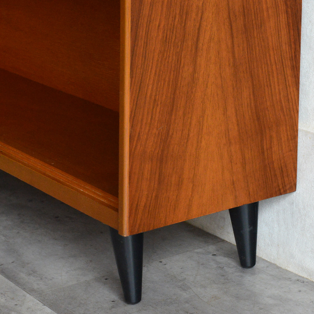 ミッドセンチュリー ヴィンテージ　ガラスキャビネット 96(天板剥離再塗装済）