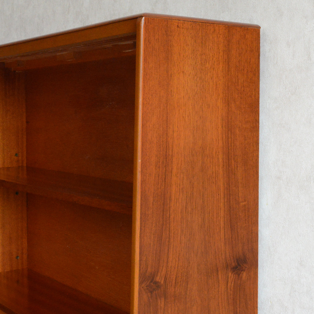 ミッドセンチュリー ヴィンテージ　ガラスキャビネット 96(天板剥離再塗装済）