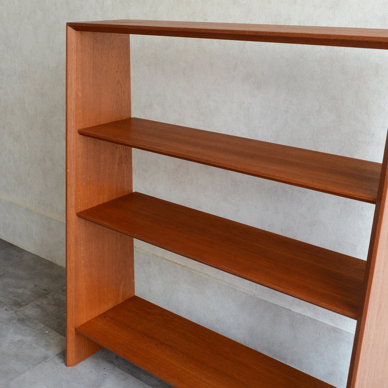 デンマーク ヴィンテージ オープンキャビネット 5-28(抽斗付・オイル仕上）