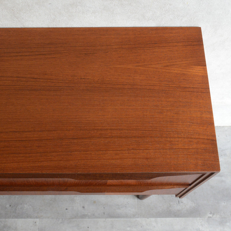 デンマーク ヴィンテージ チーク２段チェスト 6-42