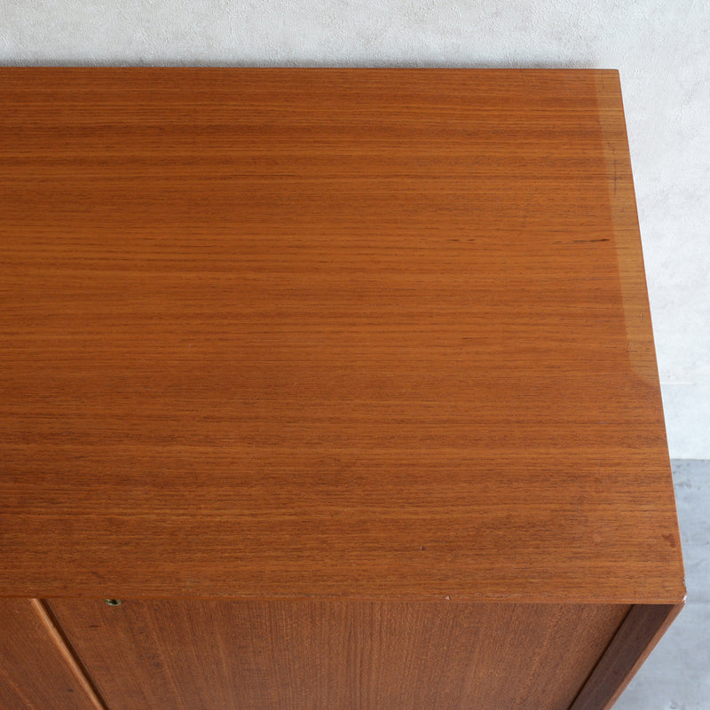 デンマーク ヴィンテージ オープンキャビネット 5-28(抽斗付・オイル仕上）