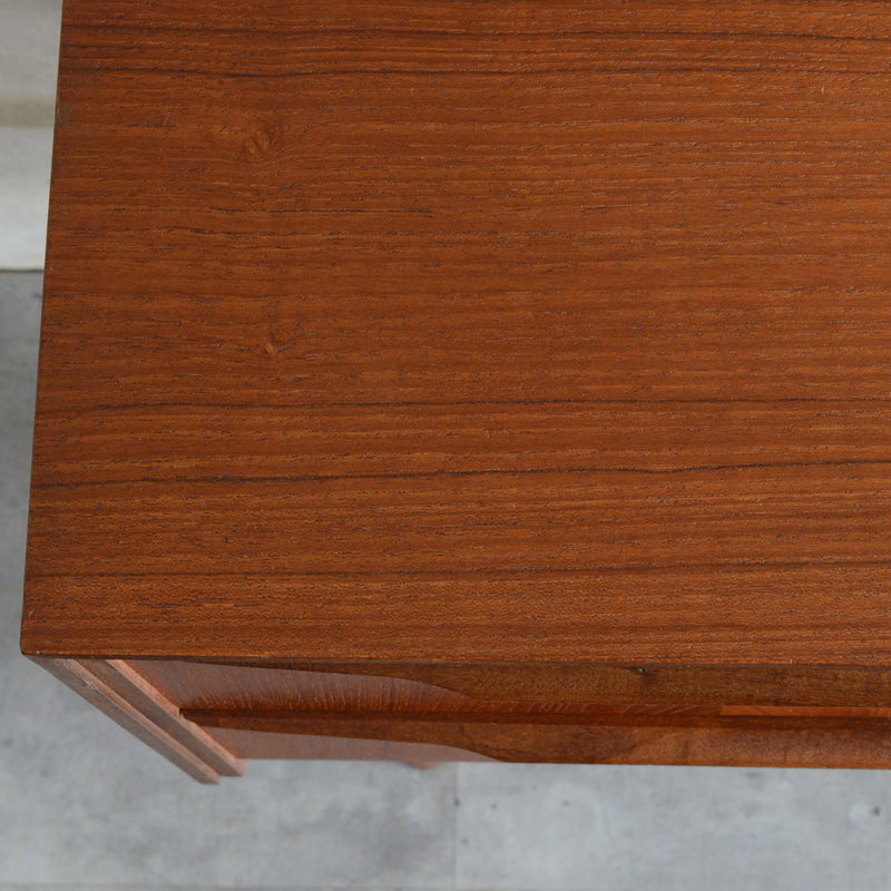 デンマーク ヴィンテージ チーク２段チェスト 6-42