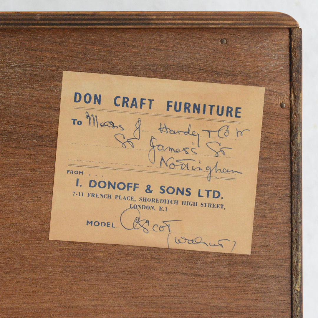 ミッドセンチュリー ヴィンテージ　ガラスキャビネット 96(天板剥離再塗装済）