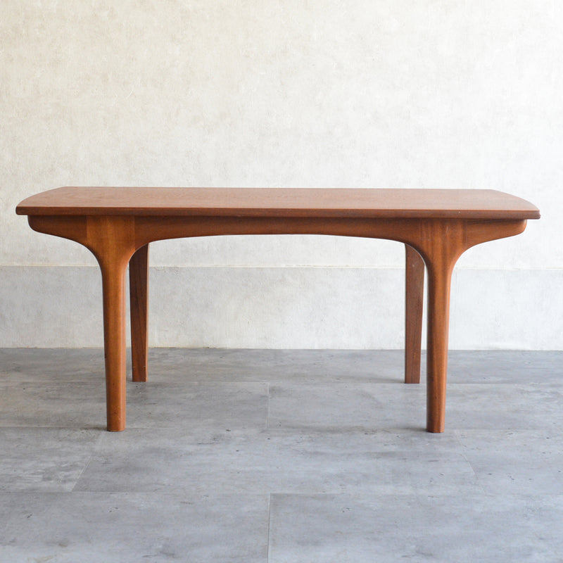 60S チーク ローテーブル 42(天板剥離再塗装済）