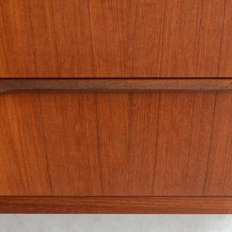 デンマーク ヴィンテージ チーク２段チェスト 6-42