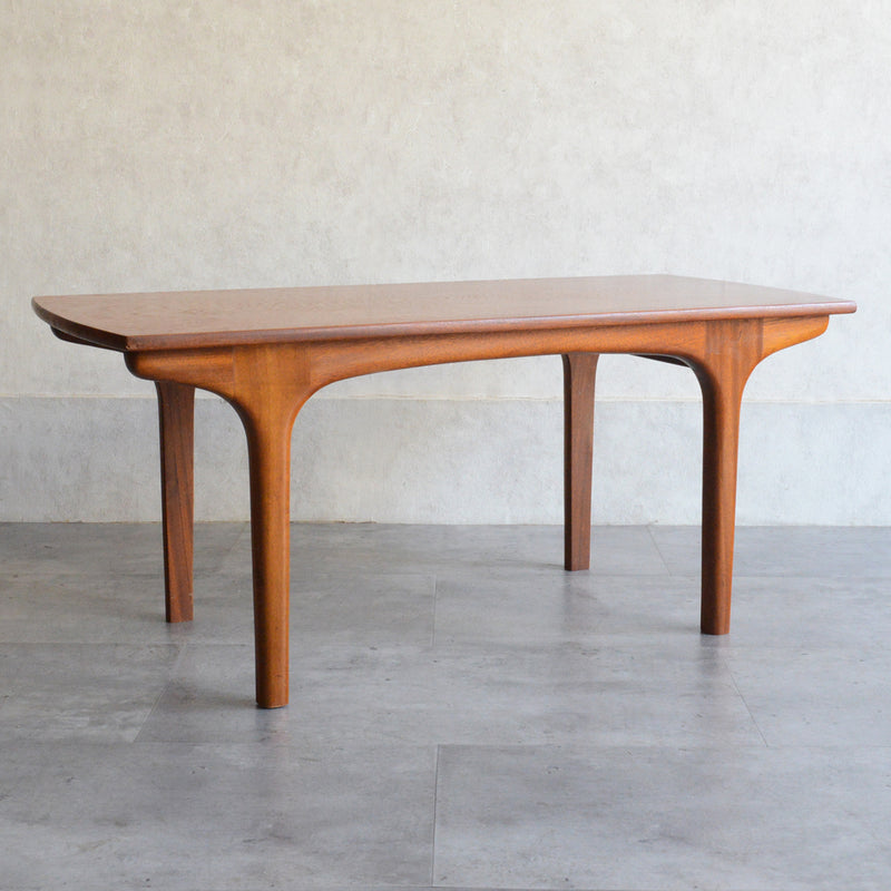 60S チーク ローテーブル 42(天板剥離再塗装済）