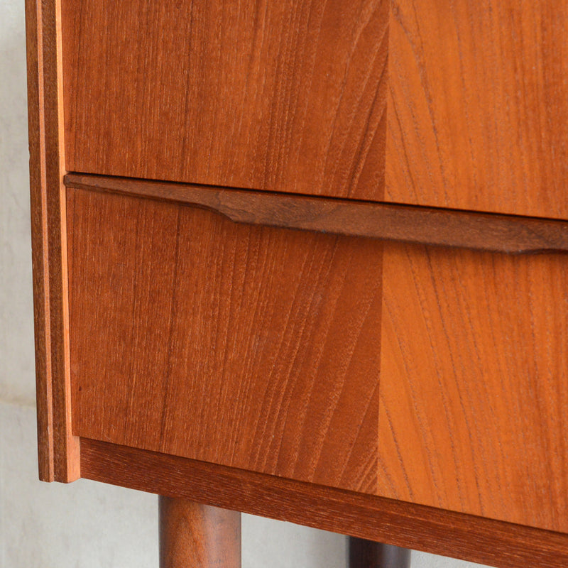 デンマーク ヴィンテージ チーク２段チェスト 6-42