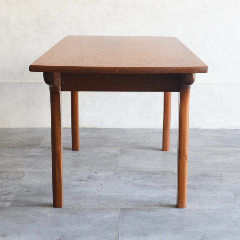 60S チーク ローテーブル 42(天板剥離再塗装済）