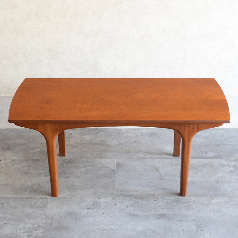 60S チーク ローテーブル 42(天板剥離再塗装済）