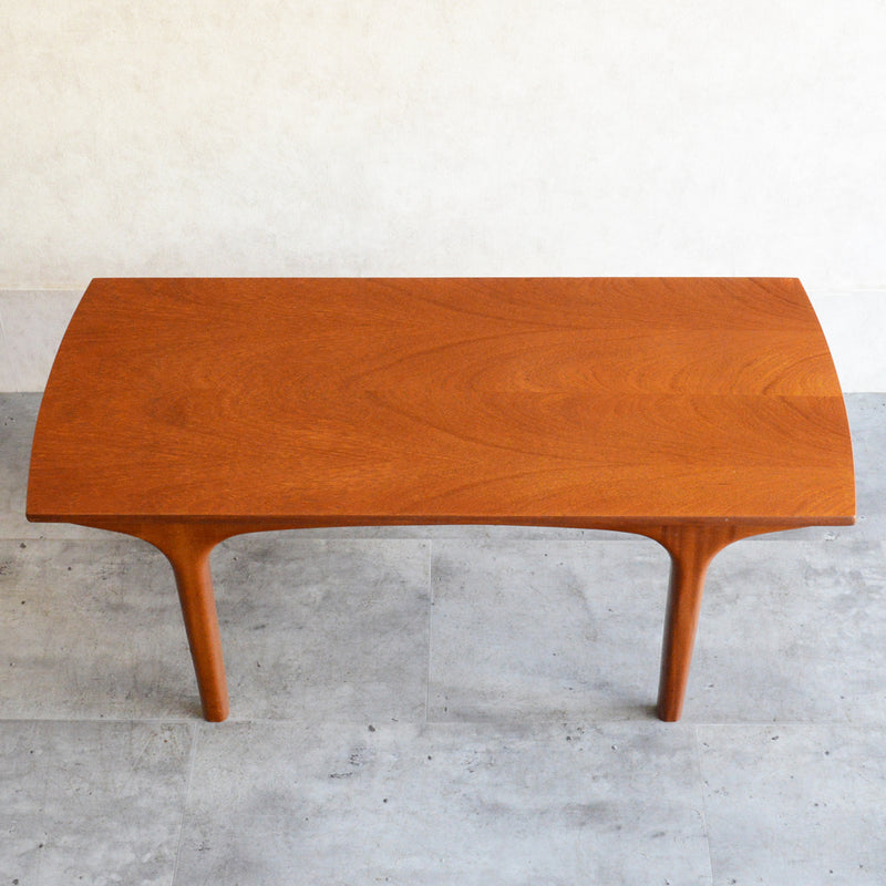 60S チーク ローテーブル 42(天板剥離再塗装済）