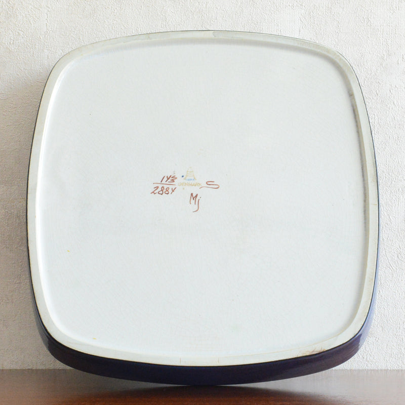 Royal Copenhagen Tenera　鳥スクエアディッシュ プレート PX-6