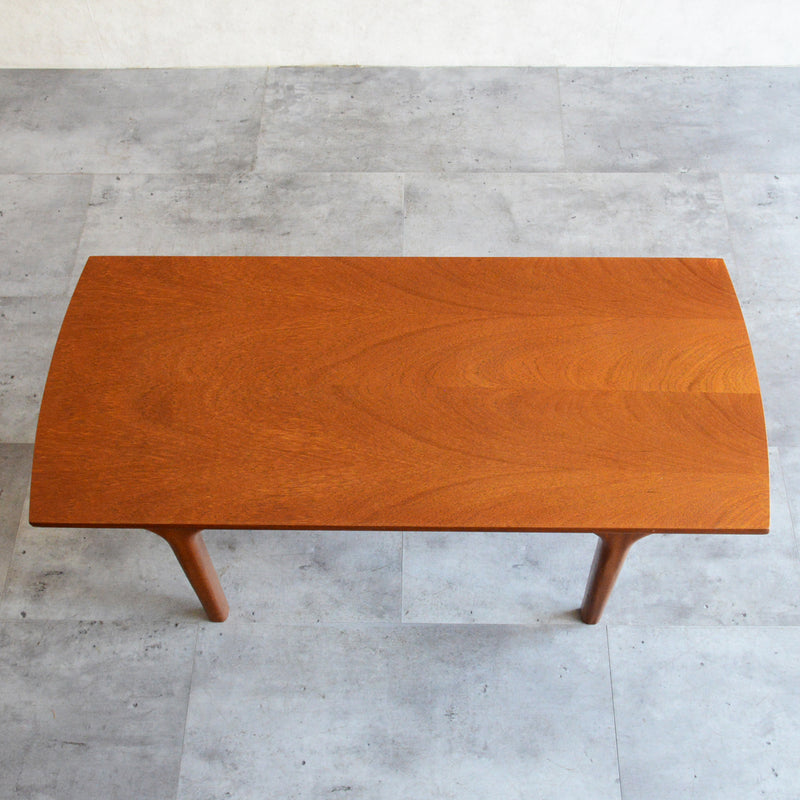 60S チーク ローテーブル 42(天板剥離再塗装済）