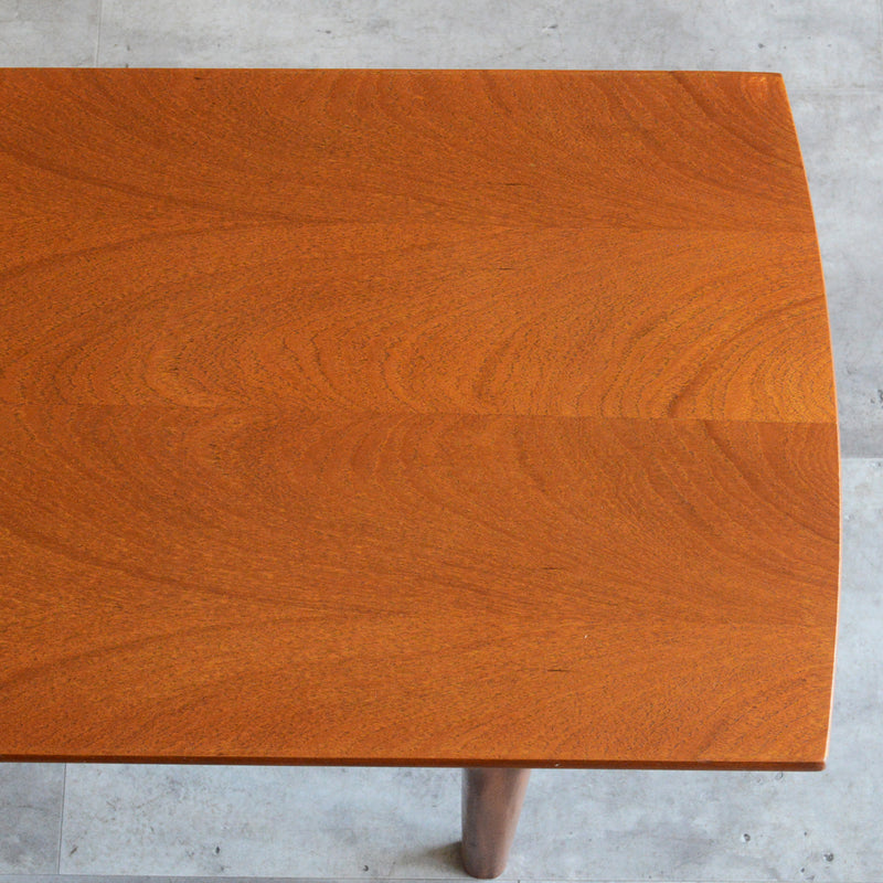 60S チーク ローテーブル 42(天板剥離再塗装済）