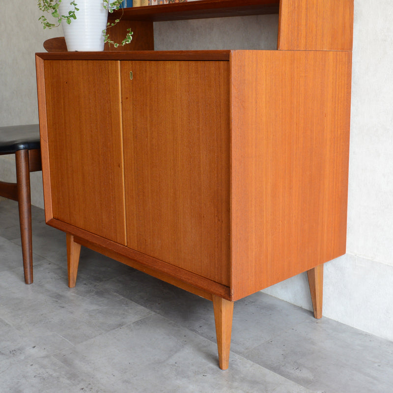 デンマーク ヴィンテージ オープンキャビネット 5-28(抽斗付・オイル仕上）