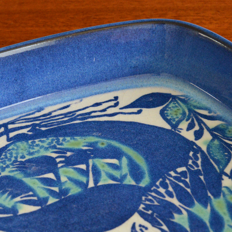 Royal Copenhagen Tenera　鳥スクエアディッシュ プレート PX-6