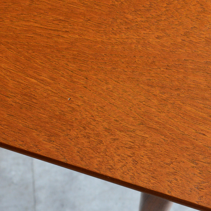 60S チーク ローテーブル 42(天板剥離再塗装済）