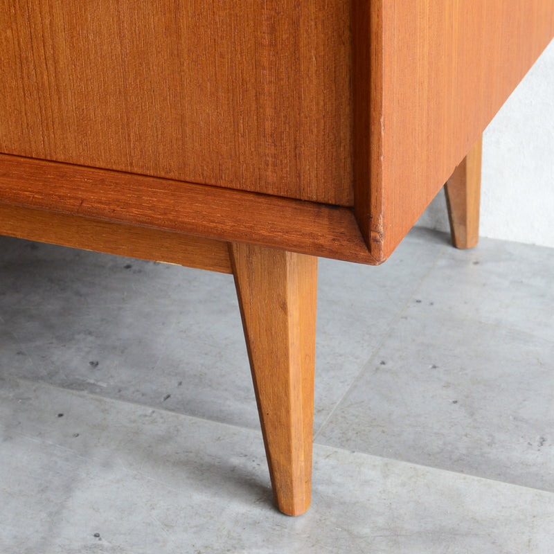 デンマーク ヴィンテージ オープンキャビネット 5-28(抽斗付・オイル仕上）