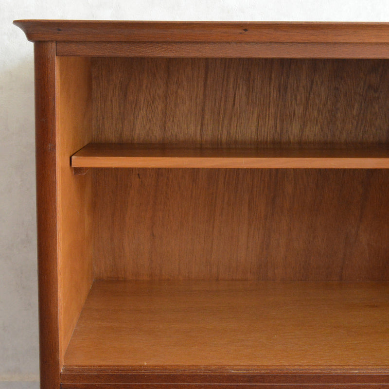 60s ヴィンテージ ガラスキャビネット 93(抽斗付き）