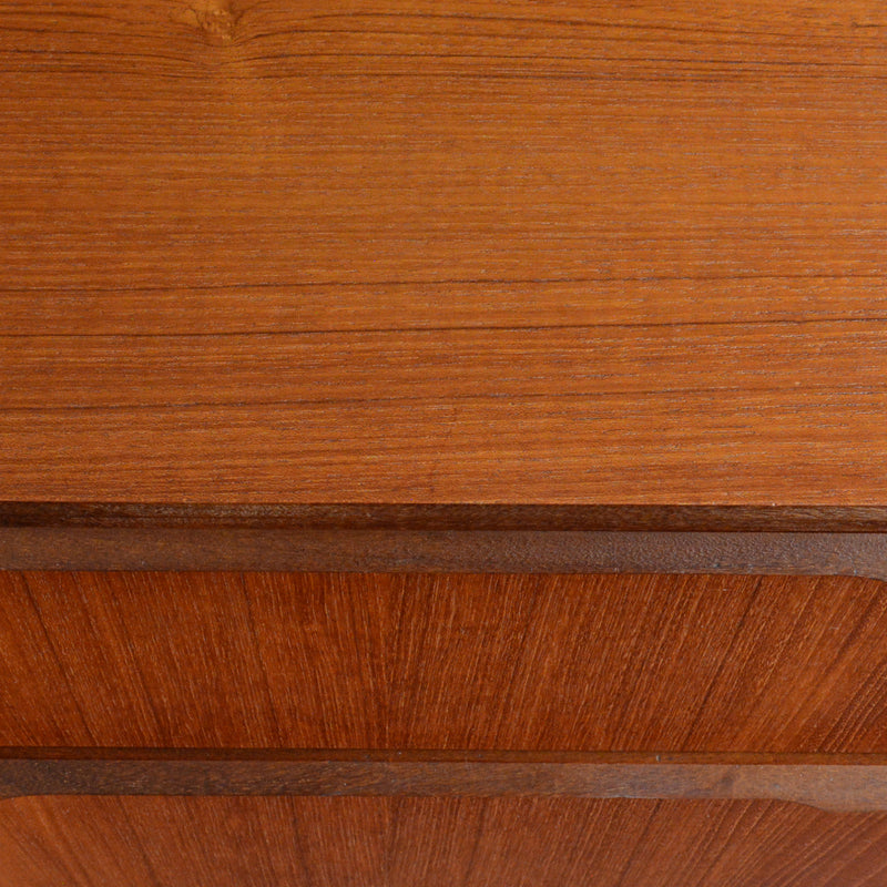 デンマーク ヴィンテージ チーク２段チェスト 6-42