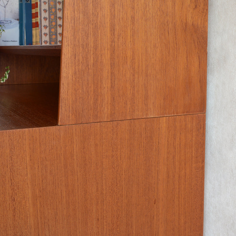 デンマーク ヴィンテージ オープンキャビネット 5-28(抽斗付・オイル仕上）