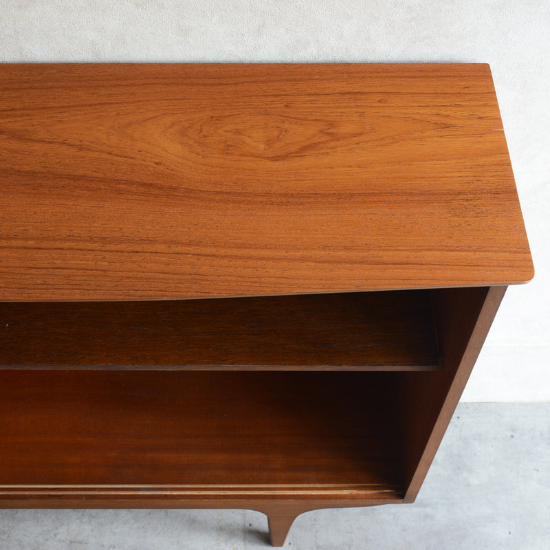 60s チークガラスキャビネット 46(木扉付）