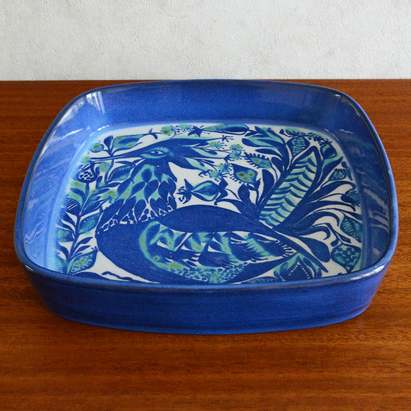 Royal Copenhagen Tenera　鳥スクエアディッシュ プレート PX-6