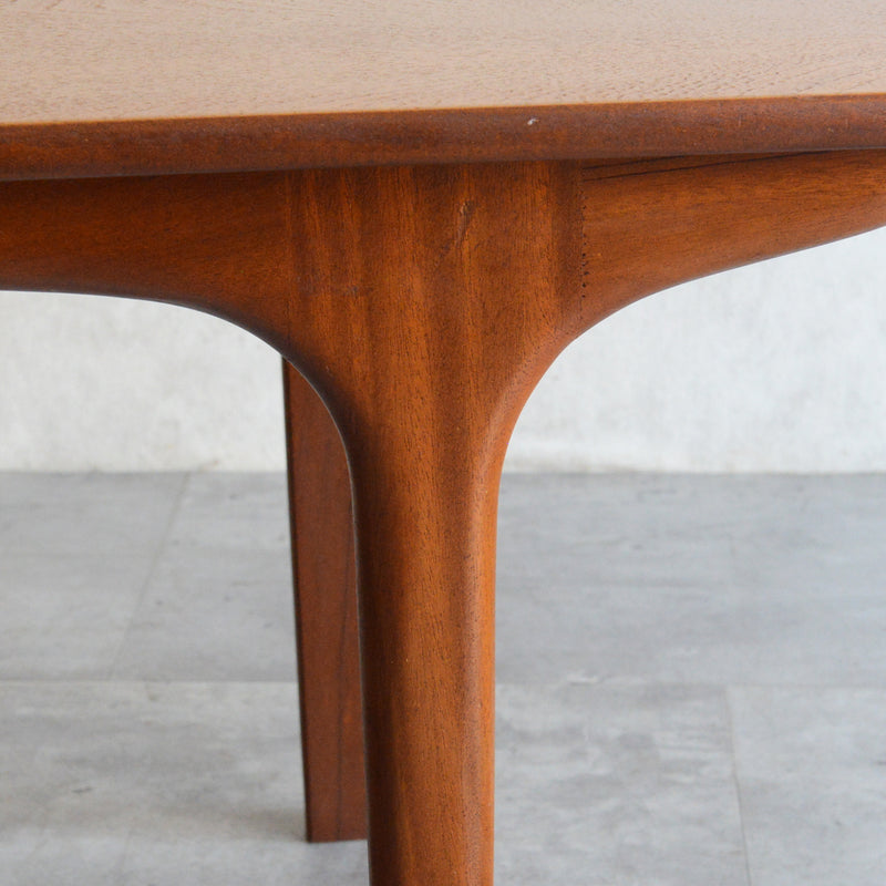 60S チーク ローテーブル 42(天板剥離再塗装済）