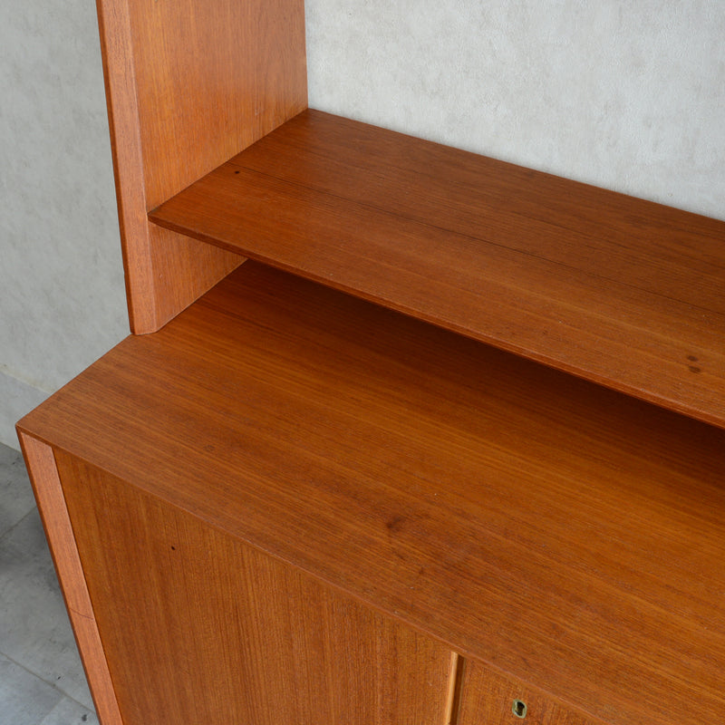 デンマーク ヴィンテージ オープンキャビネット 5-28(抽斗付・オイル仕上）