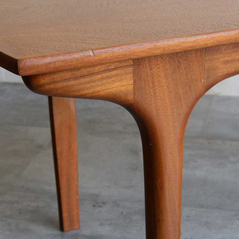 60S チーク ローテーブル 42(天板剥離再塗装済）