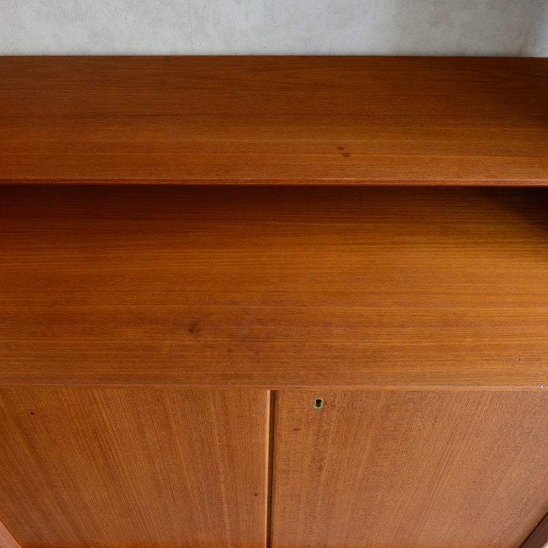 デンマーク ヴィンテージ オープンキャビネット 5-28(抽斗付・オイル仕上）