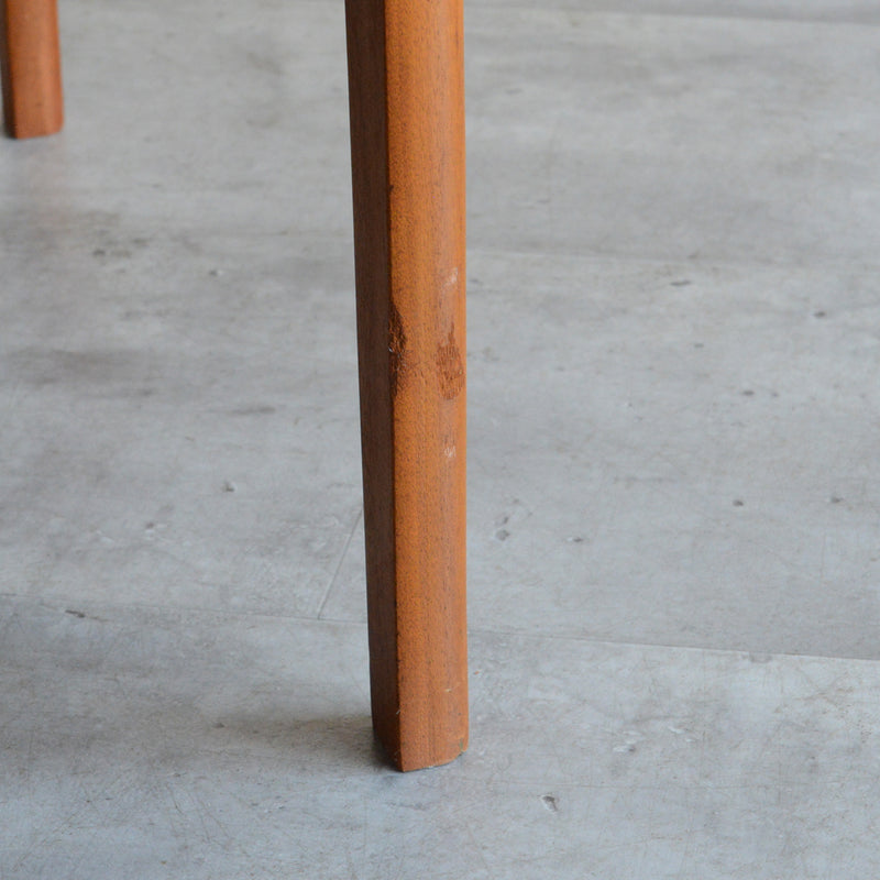 60S チーク ローテーブル 42(天板剥離再塗装済）