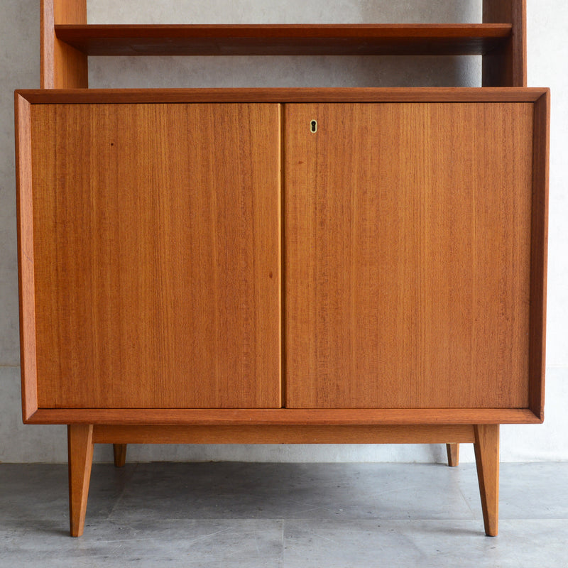 デンマーク ヴィンテージ オープンキャビネット 5-28(抽斗付・オイル仕上）