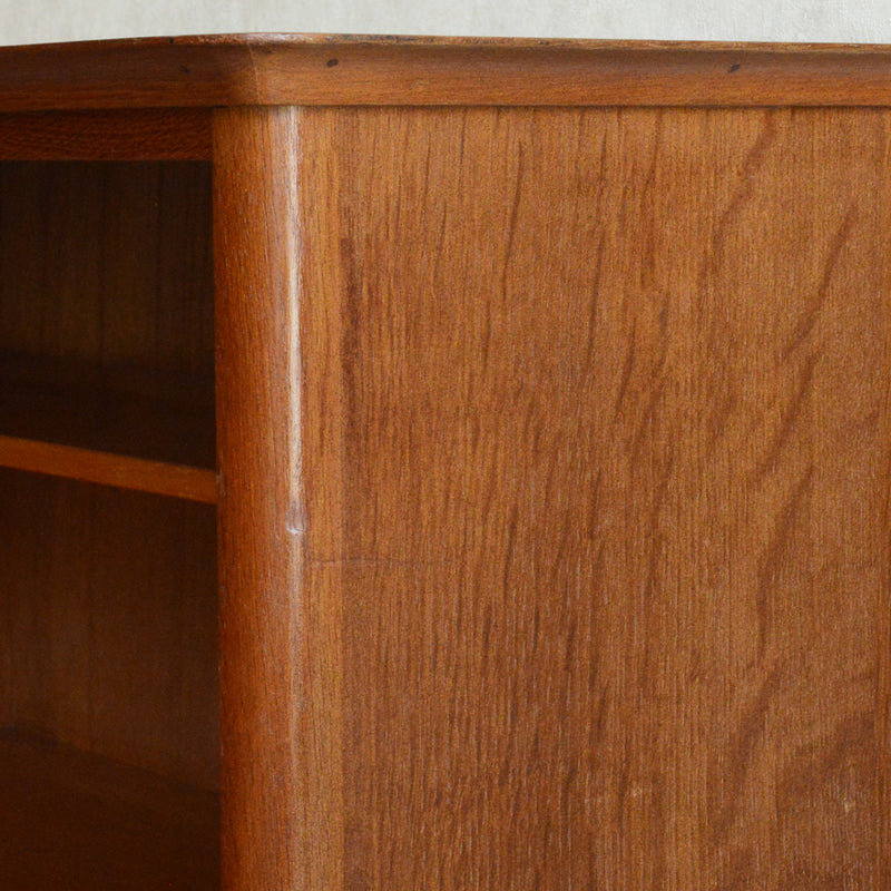 60s ヴィンテージ ガラスキャビネット 93(抽斗付き）