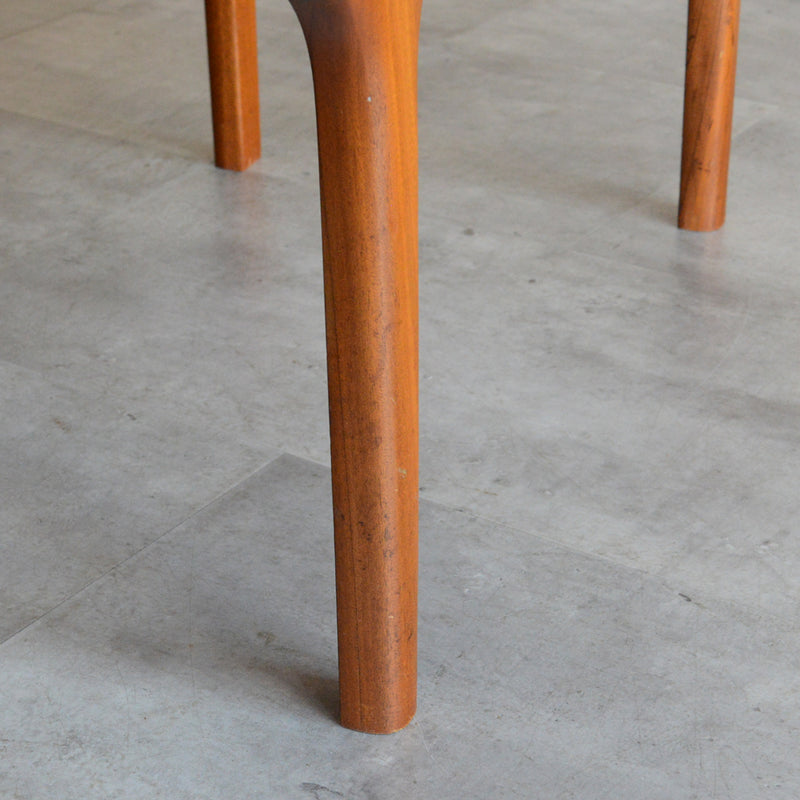 60S チーク ローテーブル 42(天板剥離再塗装済）