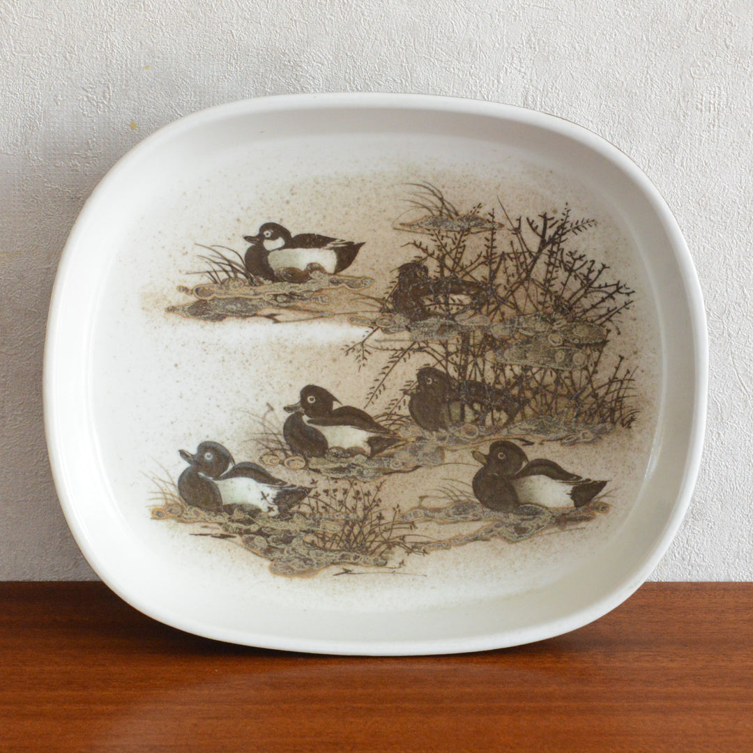 Royal Copenhagen　Diana　ダイアナ　鴨の群れ スクエアディッシュ ボウル PX-７