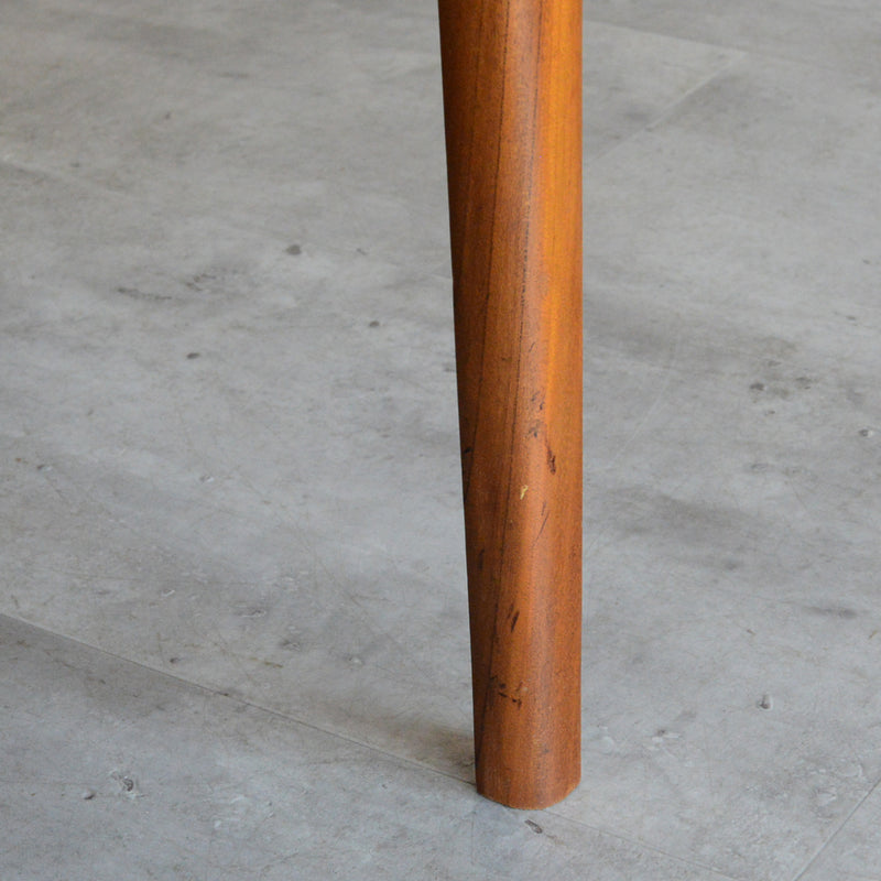 60S チーク ローテーブル 42(天板剥離再塗装済）