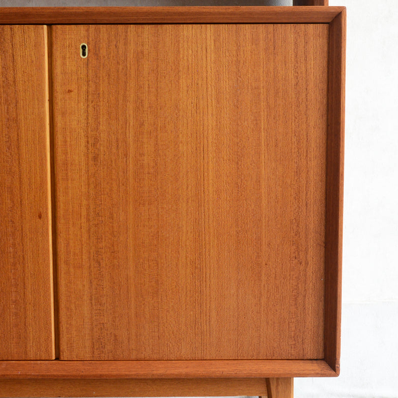 デンマーク ヴィンテージ オープンキャビネット 5-28(抽斗付・オイル仕上）