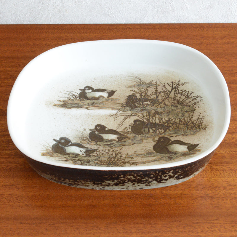 Royal Copenhagen　Diana　ダイアナ　鴨の群れ スクエアディッシュ ボウル PX-７
