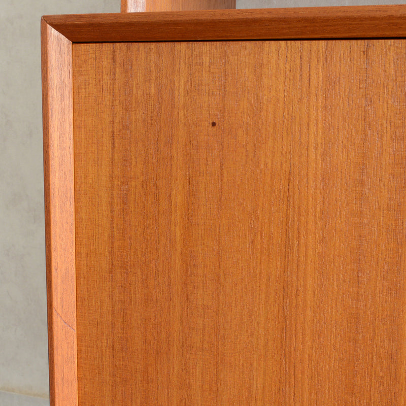 デンマーク ヴィンテージ オープンキャビネット 5-28(抽斗付・オイル仕上）