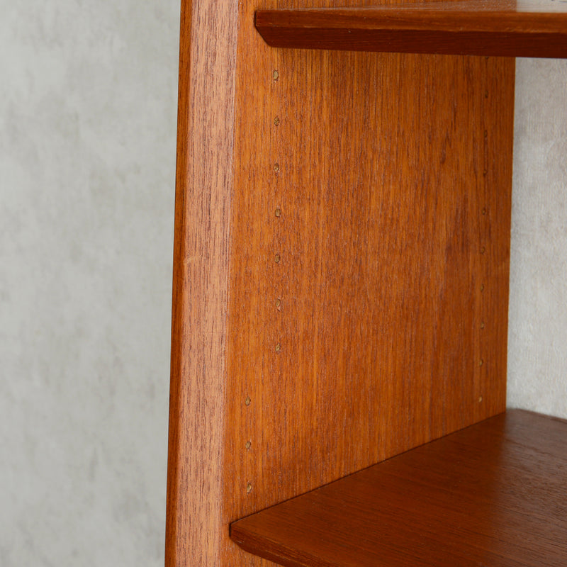 デンマーク ヴィンテージ オープンキャビネット 5-28(抽斗付・オイル仕上）