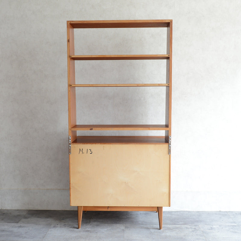 デンマーク ヴィンテージ オープンキャビネット 5-28(抽斗付・オイル仕上）