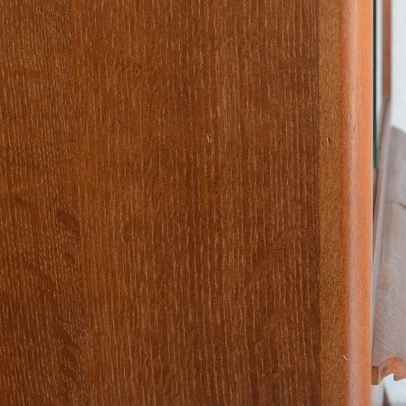 60s ヴィンテージ ガラスキャビネット 93(抽斗付き）