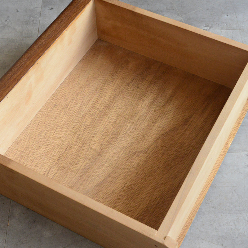 60s ヴィンテージ ガラスキャビネット 93(抽斗付き）