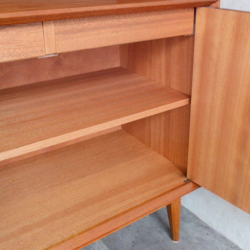 デンマーク ヴィンテージ オープンキャビネット 5-28(抽斗付・オイル仕上）