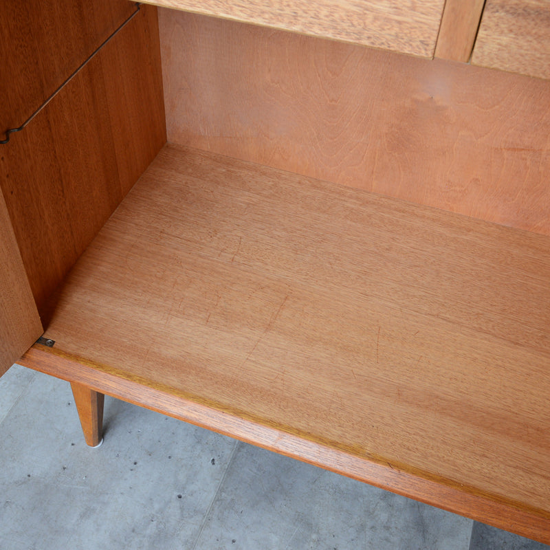 デンマーク ヴィンテージ オープンキャビネット 5-28(抽斗付・オイル仕上）