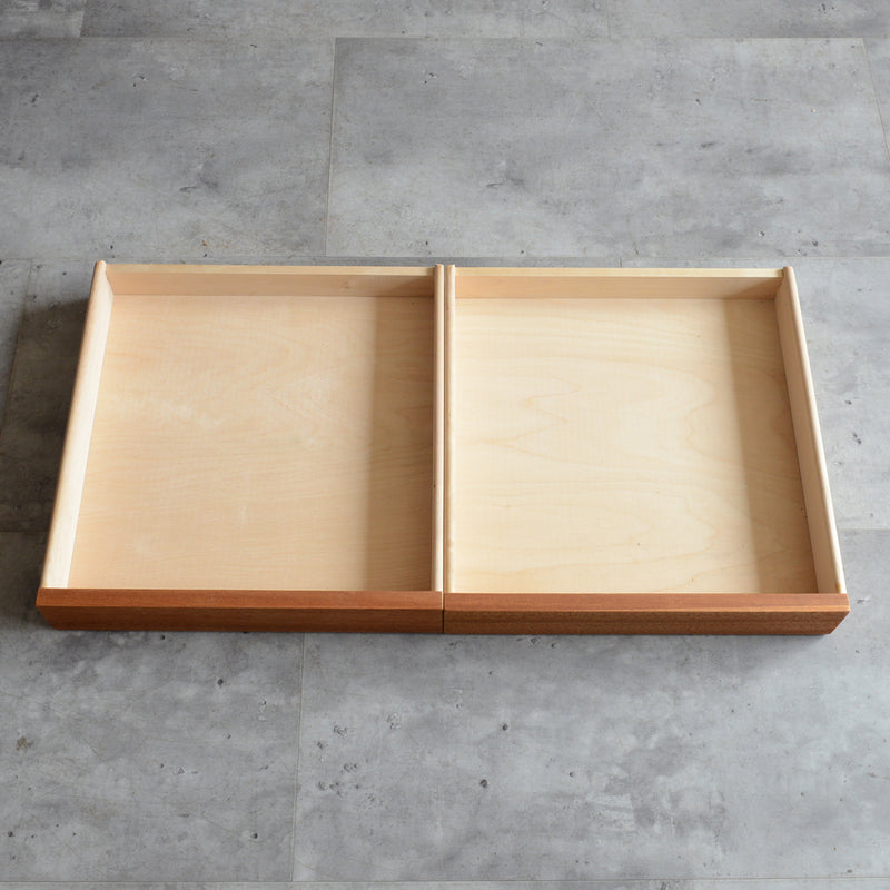 デンマーク ヴィンテージ オープンキャビネット 5-28(抽斗付・オイル仕上）